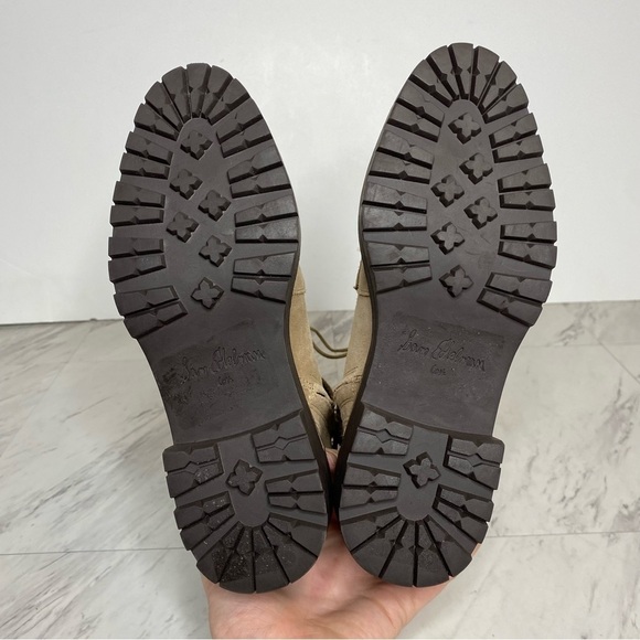 New! Sam Edelman Junip Combat Tan Suede Boot 6 1/2 - Picture 12 of 13